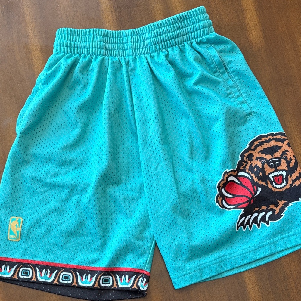 Vancouver Grizzlies Teal Basketball Shorts